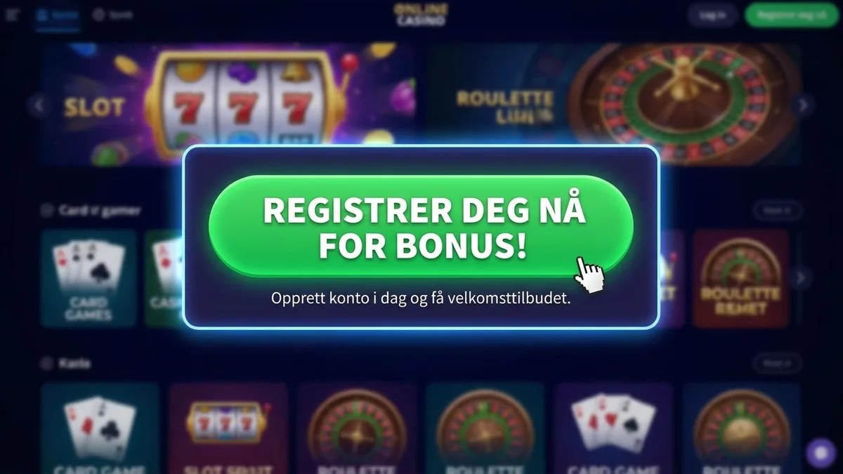 Registrering med bonus